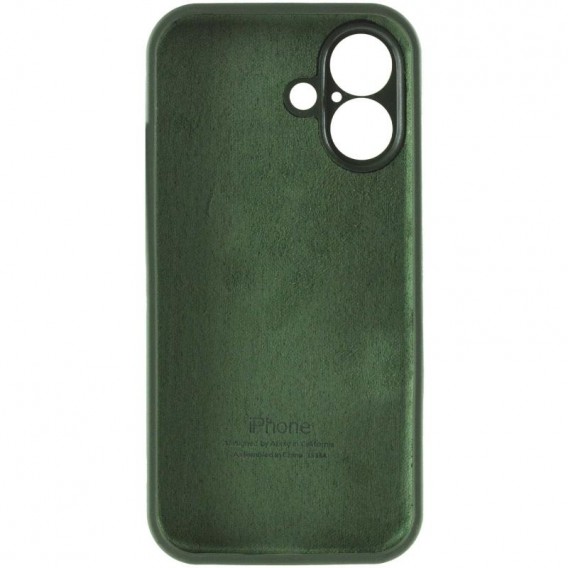 Чехол для iPhone 16 Plus Silicone Case Full Protective (Cyprus Green)