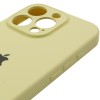 Чохол Silicone Case Full Camera Protective (AA) для Apple iPhone 16 Pro (6.3") Жовтий / Mellow Yellow