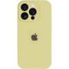 Чохол для iPhone 16 Pro Max Silicone Case Full Protective (Mellow Yellow)