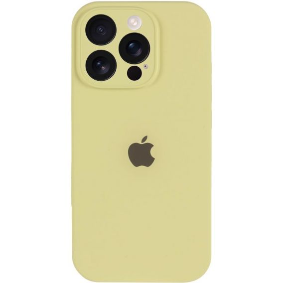 Чохол для iPhone 16 Pro Max Silicone Case Full Protective (Mellow Yellow)
