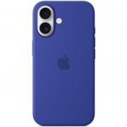 Чехол Silicone case (AAA) full with Magsafe and Animation для Apple iPhone 16 (6.1"), Ultramarine