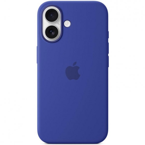 Чохол Silicone case (AAA) full with Magsafe and Animation для Apple iPhone 16 (6.1"), Ultramarine
