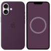 Чохол Silicone case (AAA) full with Magsafe and Animation для Apple iPhone 16 (6.1"), Plum