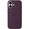 Чохол Silicone case (AAA) full with Magsafe and Animation для Apple iPhone 16 (6.1"), Plum