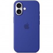 Чохол Silicone case (AAA) full with Magsafe and Animation для Apple iPhone 16 Plus (6.7"), Ultramarine