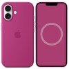 Чехол Silicone case (AAA) full with Magsafe and Animation для Apple iPhone 16 Plus (6.7"), Fuchsia