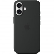 Чехол Silicone case (AAA) full with Magsafe and Animation для Apple iPhone 16 Plus (6.7"), Black
