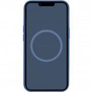 Чехол Silicone case (AAA) full with Magsafe and Animation для Apple iPhone 16 Plus (6.7"), Denim
