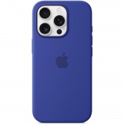 Чехол Silicone case (AAA) full with Magsafe and Animation для Apple iPhone 16 Pro Max (6.9"), Ultramarine