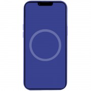 Чехол Silicone case (AAA) full with Magsafe and Animation для Apple iPhone 16 Pro Max (6.9"), Ultramarine