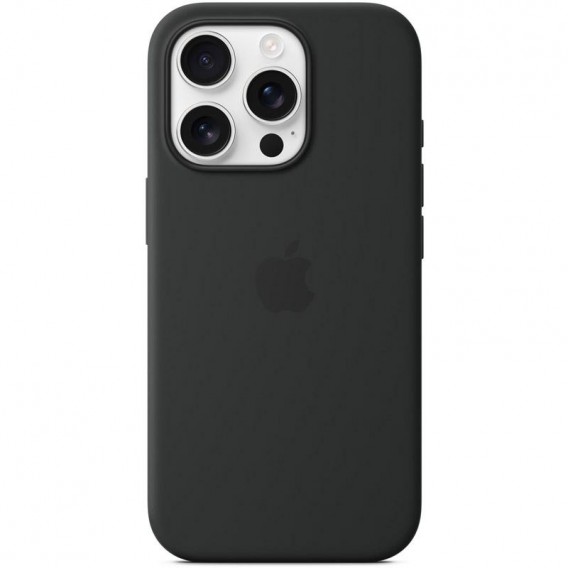 Чохол Silicone case (AAA) full with Magsafe and Animation для Apple iPhone 16 Pro Max (6.9"), Black