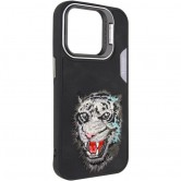 TPU+PC чехол Friends для Apple iPhone 15 (6.1 дюйма) Black Tiger
