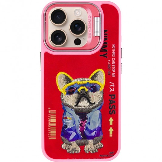 TPU+PC чехол Friends для Apple iPhone 15 Pro (6.1") Pink Dog - изображение 1