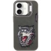 TPU+PC чехол Friends для Apple iPhone 16 (6.1) Grey Wolf