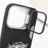 TPU+PC чехол Friends для Apple iPhone 16 (6.1) Black Tiger