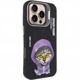 TPU+PC чехол Friends для Apple iPhone 16 Pro (6.3 дюйма) Black Cat