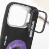 TPU+PC чохол Friends для Apple iPhone 16 Pro (6.3"), Black Cat