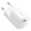 Зарядний пристрій Baseus GaN5 Fast Charger (mini) 1C 25W (P10110909213-00), Moon White