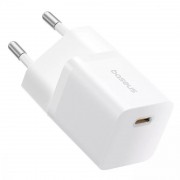 Зарядний пристрій Baseus GaN5 Fast Charger (mini) 1C 25W (P10110909213-00), Moon White
