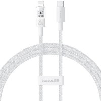 Дата кабель Baseus Gem Fast Charging Type-C to Lightning 20W (1m) (P10373001) Moon White