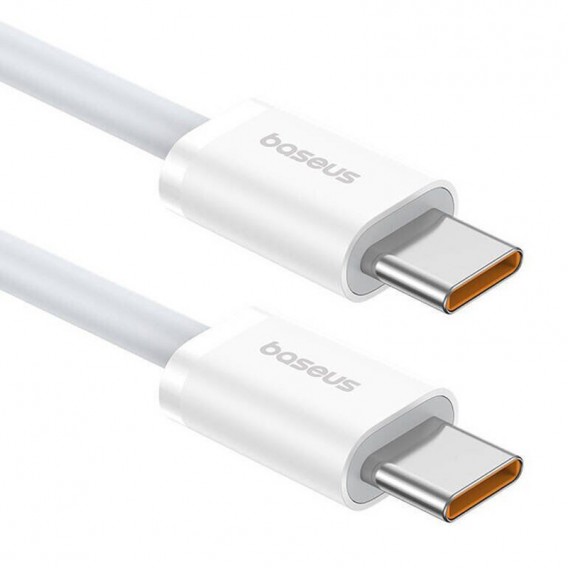USB кабель Baseus Superior 2 Fast Charging Type-C to Type-C 100W (1m) (P10365200211-03), Moon White