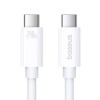 USB кабель Baseus Superior 2 USB4 Full-Function Type-C to Type-C 240W (1.8m) (P10365200211-05), Moon White