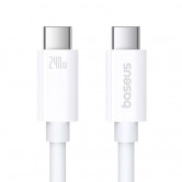 Дата кабель Baseus Superior 2 USB4 Full-Function Type-C to Type-C 240W (1.8m) (P10365200211-05) Moon White