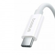 USB кабель Baseus Superior 2 USB4 Full-Function Type-C to Type-C 240W (1.8m) (P10365200211-05), Moon White