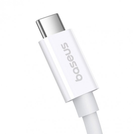 Дата кабель Baseus Superior 2 USB4 Full-Function Type-C to Type-C 240W (1.8m) (P10365200211-05) Moon White - зображення 2 