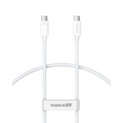 USB кабель Baseus Superior 2 USB4 Full-Function Type-C to Type-C 240W (1.8m) (P10365200211-05), Moon White