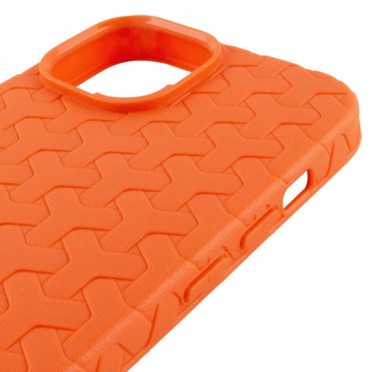 Чохол TPU Weaving для Apple iPhone 12 Pro / 12 (6.1") Orange - зображення 3 