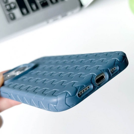 Чехол TPU Weaving для Apple iPhone 12 Pro / 12 (6.1") Blue - изображение 2