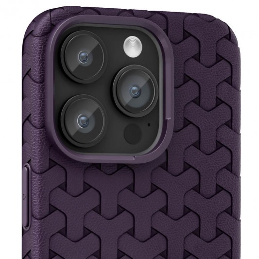 Чехол TPU Weaving для Apple iPhone 12 Pro / 12 (6.1") Purple - изображение 1