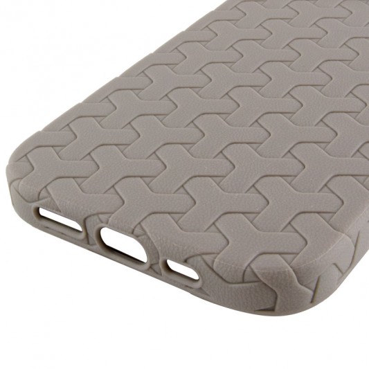 Чехол TPU Weaving для Apple iPhone 12 Pro Max (6.7") Grey - изображение 4