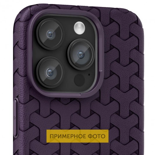 Чехол TPU Weaving для Apple iPhone 15 (6.1") Purple - изображение 1