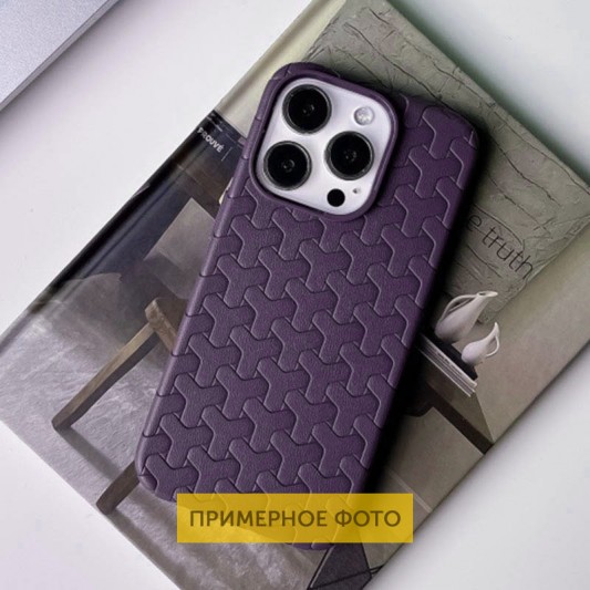 Чехол TPU Weaving для Apple iPhone 15 (6.1") Purple - изображение 2