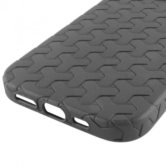 Чохол TPU Weaving для Apple iPhone 15 (6.1") Black - зображення 4 