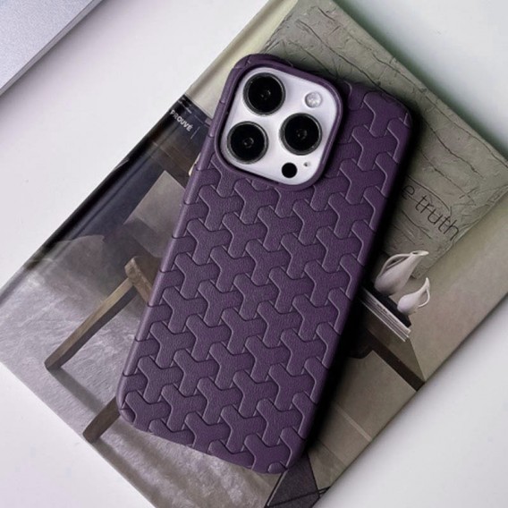 Чохол TPU Weaving для Apple iPhone 15 Pro Max (6.7"), Purple