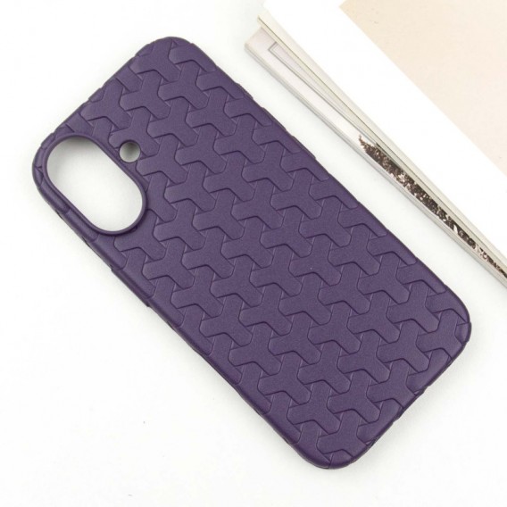 Чохол TPU Weaving для Apple iPhone 16 (6.1"), Purple