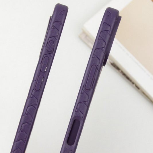 Чехол TPU Weaving для Apple iPhone 16 (6.1") Purple - изображение 3