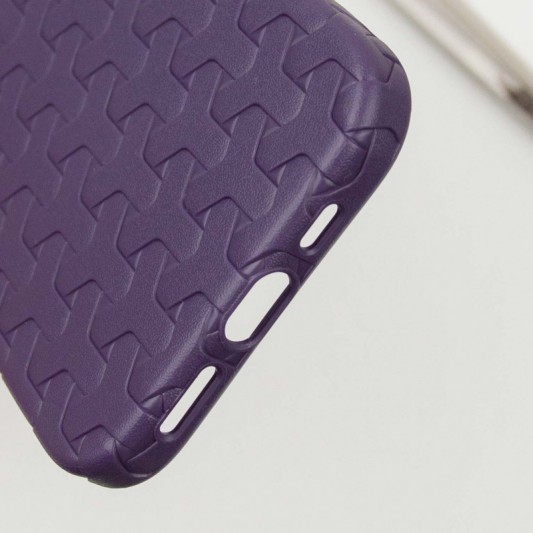 Чехол TPU Weaving для Apple iPhone 16 (6.1") Purple - изображение 5