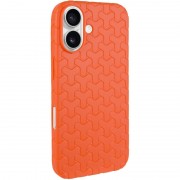 Чехол TPU Weaving для Apple iPhone 16 (6.1") Orange