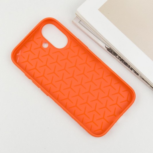 Чехол TPU Weaving для Apple iPhone 16 (6.1") Orange - изображение 2