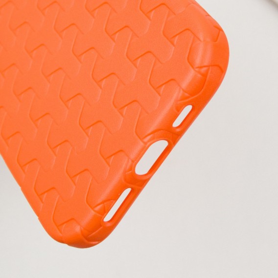 Чехол TPU Weaving для Apple iPhone 16 (6.1"), Orange