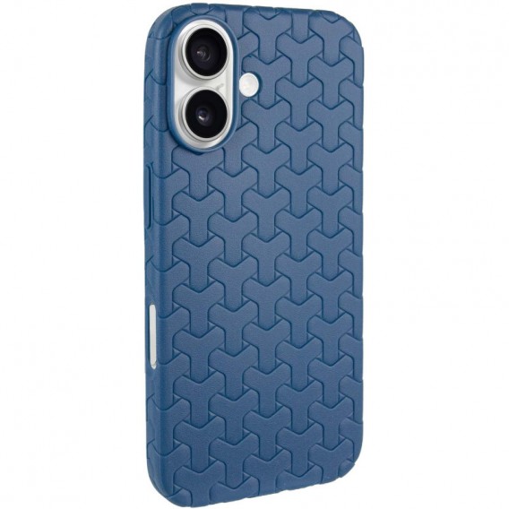 Чехол TPU Weaving для Apple iPhone 16 (6.1"), Blue