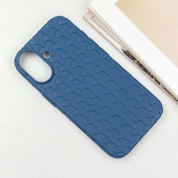 Чехол TPU Weaving для Apple iPhone 16 (6.1"), Blue