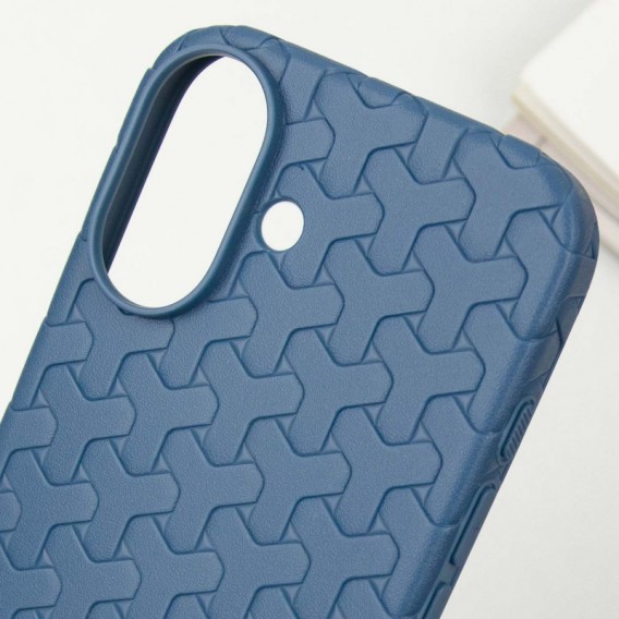Чехол TPU Weaving для Apple iPhone 16 (6.1"), Blue