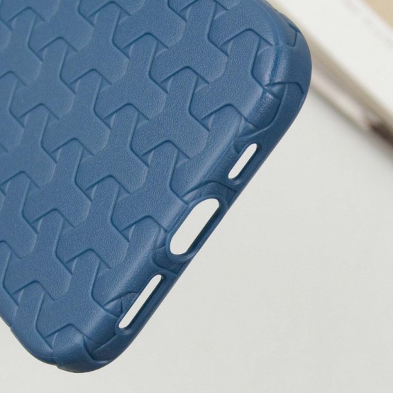Чехол TPU Weaving для Apple iPhone 16 (6.1"), Blue