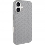 Чехол TPU Weaving для Apple iPhone 16 (6.1") Grey