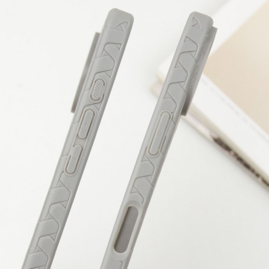 Чехол TPU Weaving для Apple iPhone 16 (6.1") Grey - изображение 3
